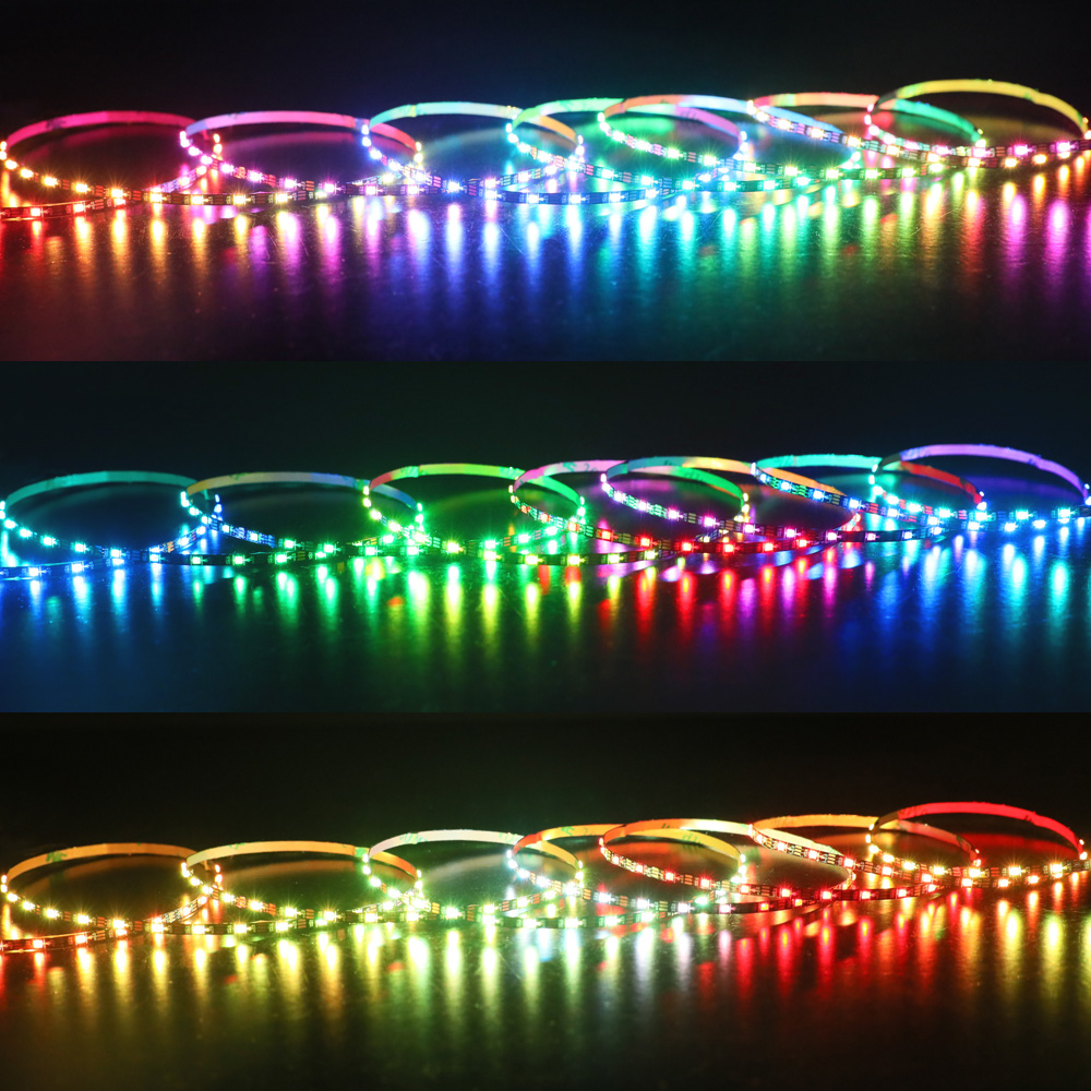 Narrowest 3mm SK6812 DC5V 2020SMD Individually Addressable RGB LED Strip - 96LEDs/m Narrowest 3mm SK6812 DC5V 2020SMD Individually Addressable RGB LED Strip - 96LEDs/m